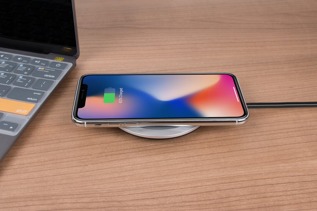 3-in-1 Wireless Charging Station with phone earbuds and watch